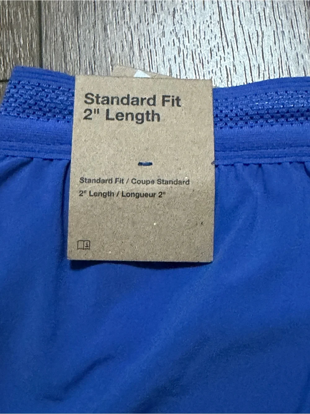 Nike Blue Athletic Running Shorts with Black Swoosh